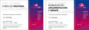diplomas curso de oratoria en Buenos Aires
