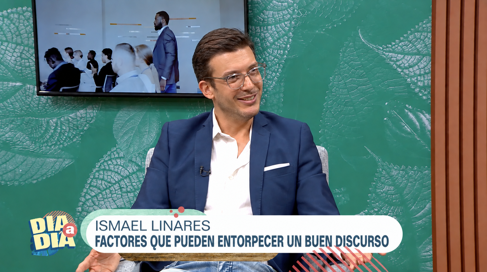 profesor de oratoria Ismael Linares en VTV profesor de oratoria Ismael Linares en VTV