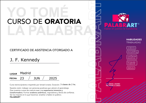 diploma oratoria madrid